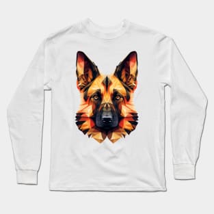 German Shepherd Portrait K9 Long Sleeve T-Shirt